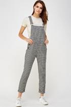  Plaid Overall Jumper