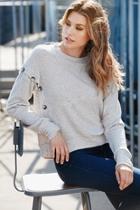  Button Side Sweater