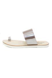  Metallic Leather Slide