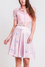  Silk Floral Skirt