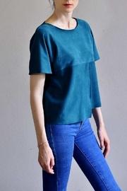  Petro Blue Suede T-shirt