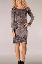  Motif Knit Dress