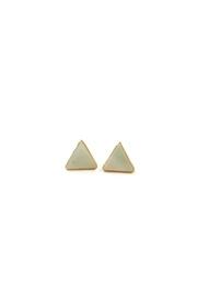  Agate Triangle Earrings