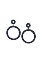  Round Pave Earrings