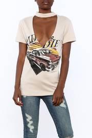  Beige Graphic Tee