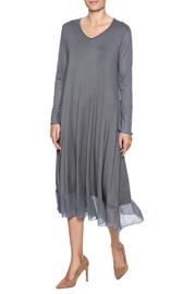  Mesh Hem Dress