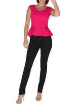  Cap Sleeve Peplum Top