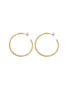  Studded Hoop Earrings