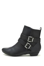  Double-belted Flat Booties