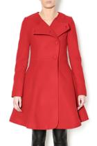  Red A-line Coat