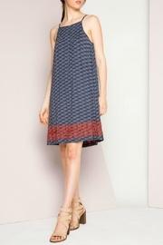  Print Embroidered Dress