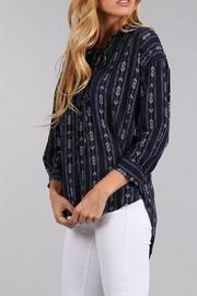  Blue Printed Top