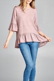  Peplum Casual Top