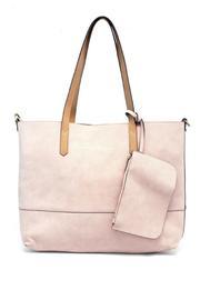  Brushed 2 In 1 Tote