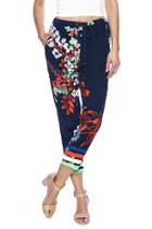  Blue Printed Pant
