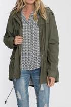  Olive Cargo Jacket