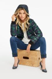  Plaid Puffer Jacket