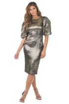  Bronze Metallic Dress