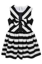  Stripe Satin Dress