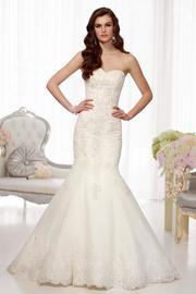  Detachabletrain Trumpet Gown
