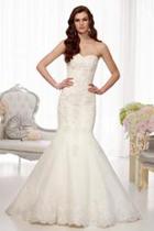  Detachabletrain Trumpet Gown