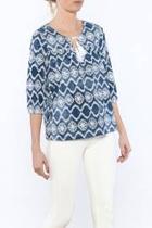 Western Tassel Blouse