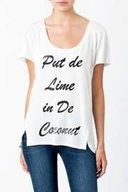  Coconut Split Tee