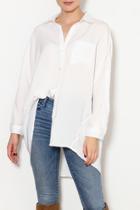  White Satin Top