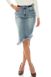  Fray Bottom Skirt
