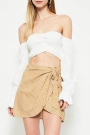  Polka-dot Wrap Skort