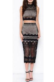  Black And Nude Skirt Set