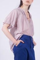  Voile Oversized Top