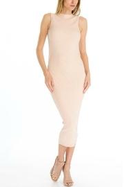  Ribbed Tie Back Dress