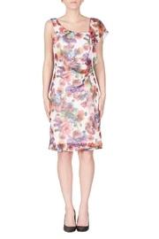  Ruffled Shoulder Dress