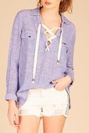  Linen Pinstripe Shirt