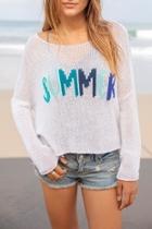  Summer Crewneck Sweater