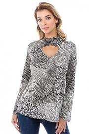  High Neck Keyhole Top