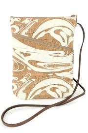 White Ink Cork Bag