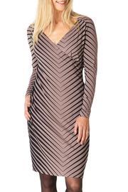  Mocha Pattern Dress