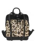 Leather Leopard Backpack