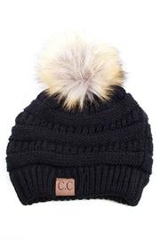  Natural Pom Beanie