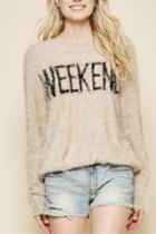  Fuzzy Weekend Sweater