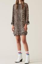 Leopard Georgette Dress