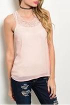  Blush Detail Tank