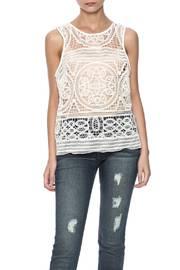 Ivory Eyelet Tank