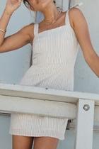  Sage Striped Dress