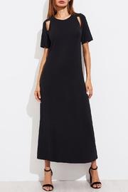  Cutout Black Dress