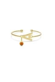  Citrine Initial Bracelet