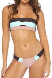  Color Block Bikini-top