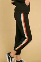  Colorblock Striped Sweatpants